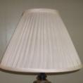 lampshade, pleated, liner repair, silk