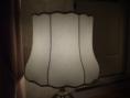 lampshade, scallop, vintage, shade, recover, replace, shade