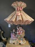lamp, base, victorian, colonial, ballerina, shades, restore 2