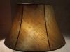 lamp, shade, textured, fabric, golden, glow, restore