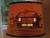 lampshade, stencil, vintage, repair, restore, shade