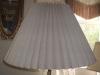 lampshade, accordion, pleated, vintage, restore, repair, replace